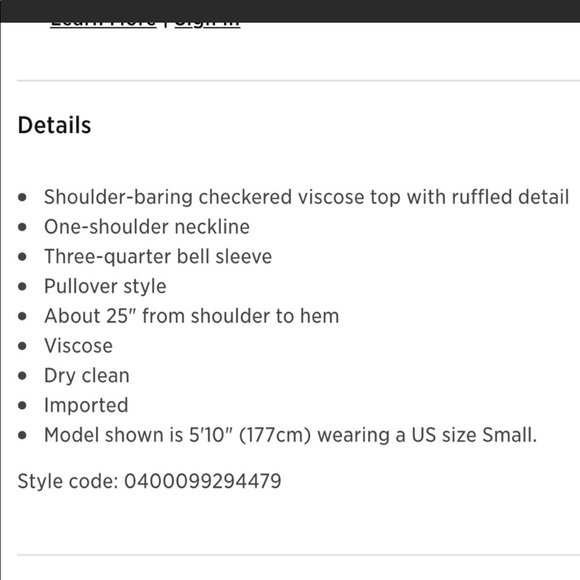 Alice and Olivia top - Picture 8 of 8